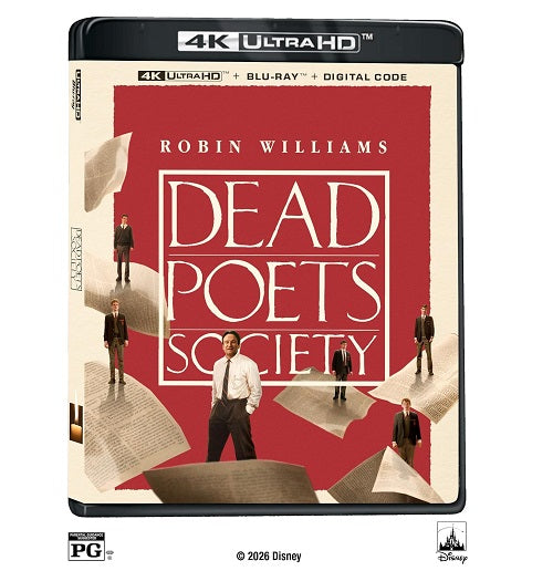 Dead Poets Society Limited Edition New 4K Ultra HD Blu-ray + Digital Presale