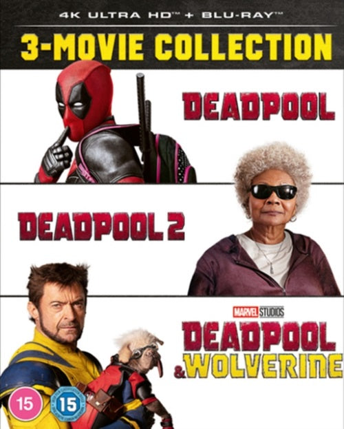 Deadpool 1 2 3 Deadpool & Wolverine Movie Collection 4K Ultra HD Reg B Blu-ray