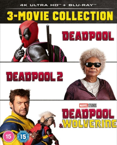 Deadpool 1 2 3 Deadpool & Wolverine Movie Collection 4K Ultra HD Reg B Blu-ray