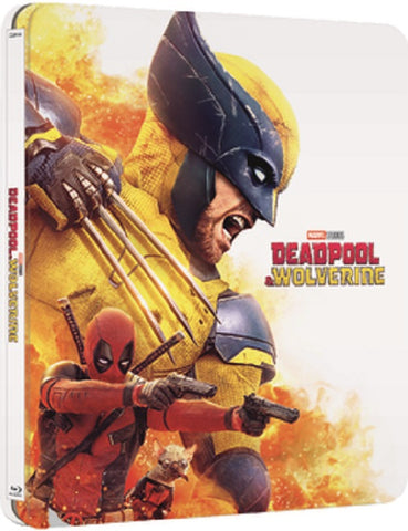 Deadpool 3 Deadpool Wolverine Limited 4K Ultra HD Region B Blu-ray + Steellbook