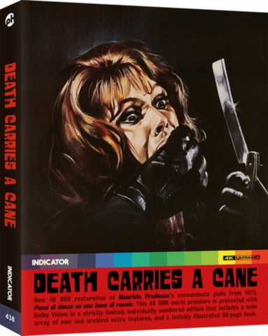 Death Carries a Cane Limited Edition 4K Ultra HD Reg B Blu-ray + Book Presale
