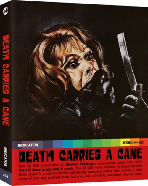 Death Carries a Cane Limited Edition New 4K Ultra HD Region B Blu-ray