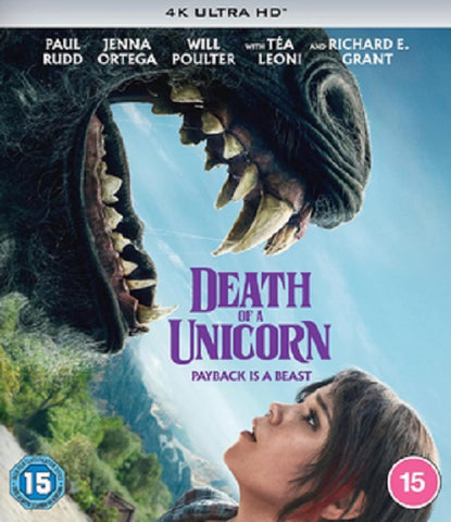 Death Of A Unicorn (Paul Rudd Jenna Ortega) 4K Ultra HD Reg B Blu-ray Presale