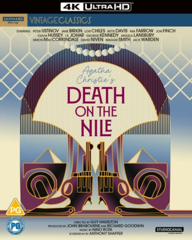 Death On the Nile (Peter Ustinov) New 4K Ultra HD Region B Blu-ray Presale