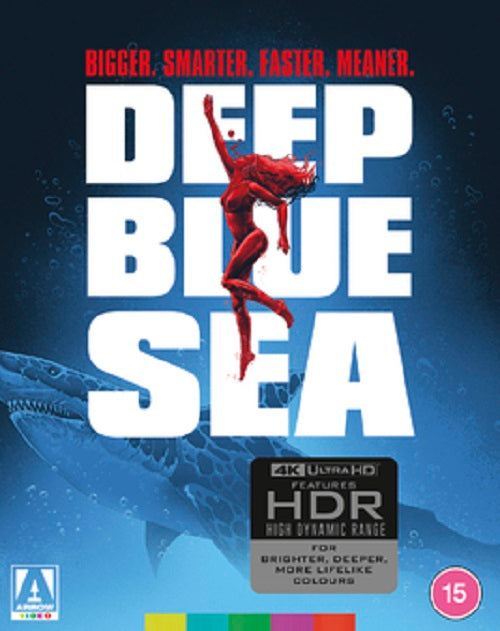 Deep Blue Sea Limited Edition New 4K Ultra HD Region B Blu-ray