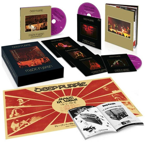 Deep Purple Made In Japan Super Deluxe Edition New CD + Blu-ray Box Set Presale
