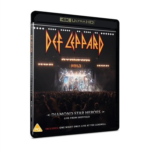 Def Leppard Diamond Star Heroes Sheffield 4K Ultra HD Reg B Blu-ray Presale