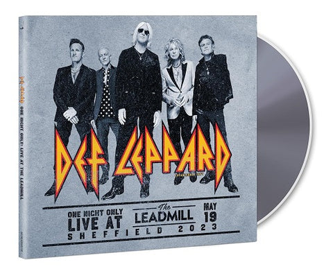 Def Leppard One Night Only Live at the Leadmill Sheffield May 19 2023 New CD