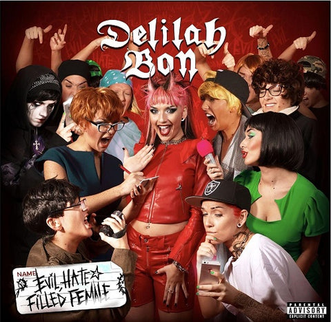 Delilah Bon Evil Hate Filled Female New CD