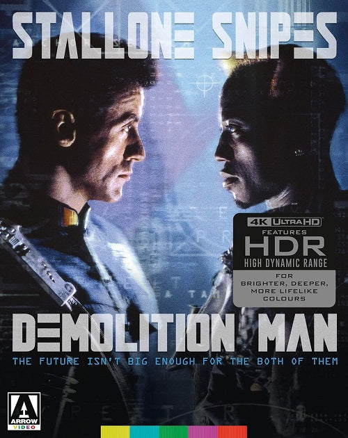 Demolition Man (Sylvester Stallone) Limited Edition New 4K Ultra HD Blu-ray