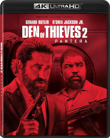 Den of Thieves 2 Pantera (Gerard Butler) Two New 4K Ultra HD Blu-ray + Digital