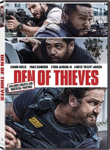Den of Thieves (Gerard Butler Pablo Schreiber O'Shea Jackson Jr) New DVD