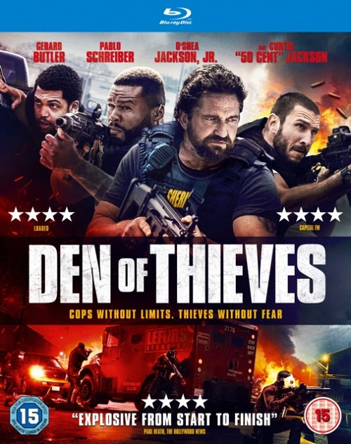 Den Of Thieves (Jordan Bridges Curtis '50 Cent' Jackson) New Region B Blu-ray