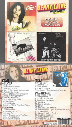 Denny Laine Ahhh Laine Holly Days Japanese Tears 2 Disc New CD