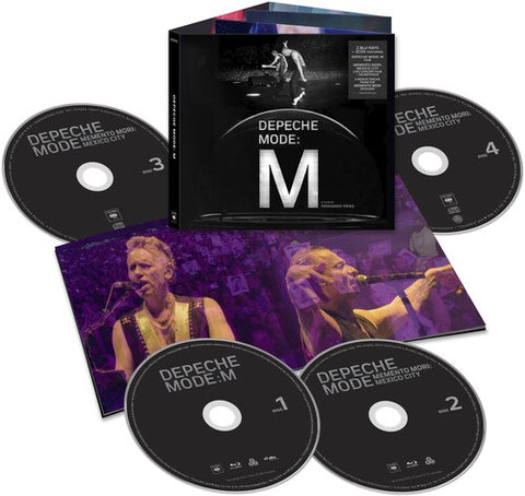Depeche Mode M 4 Disc New CD + Blu-ray + Booklet + Photo + Photo Card Presale