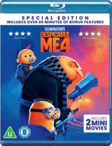 Despicable Me 4 (Steve Carrell Kristen Wiig) Four Special Edition Reg B Blu-ray