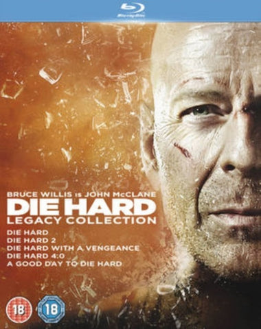 Die Hard 1 2 3 4 5 Legacy Collection New Region B Blu-ray Box Set