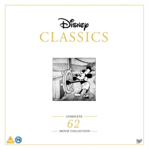 Disney Classics Complete 62 Movie Collection New DVD + Book Box Set Presale