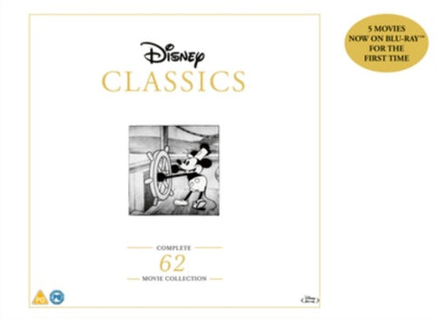 Disney Classics Complete 62 Movie Collection Region B Blu-ray + Book Presale