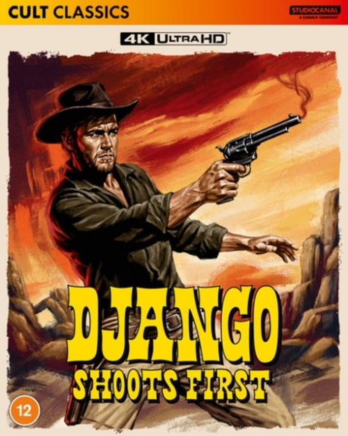 Django Shoots First (Glenn Saxon) New 4K Ultra HD Region B Blu-ray Presale