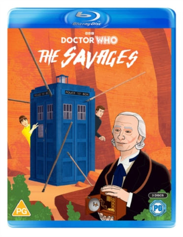 Doctor Who The Savages (William Hartnell) New Region B Blu-ray + Slip Cover