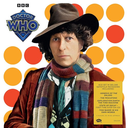 Doctor Who The Tom Baker Collection 4 Disc New CD Box Set