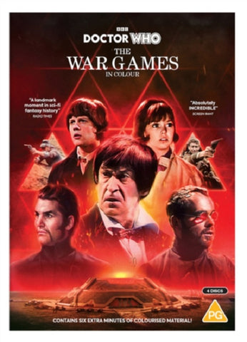 Doctor Who The War Games in Colour (Patrick Troughton) New Region 4 DVD