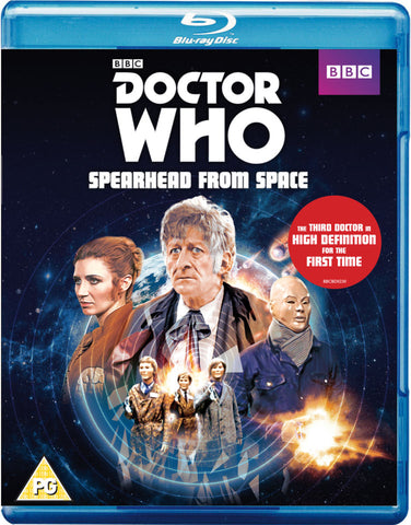 Doctor Who Spearhead from Space (Jon Pertwee, Hugh Burden) New Region B Blu-ray