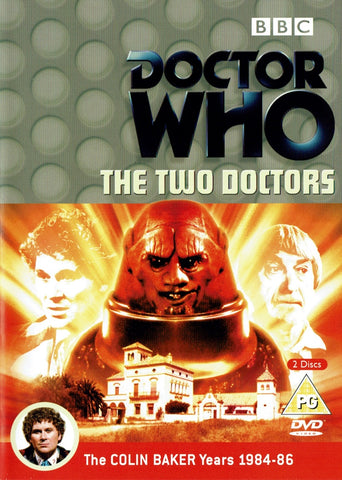 Doctor Who The Two Doctors Colin Baker Patrick Troughton 2 x Discs Region 4 DVD