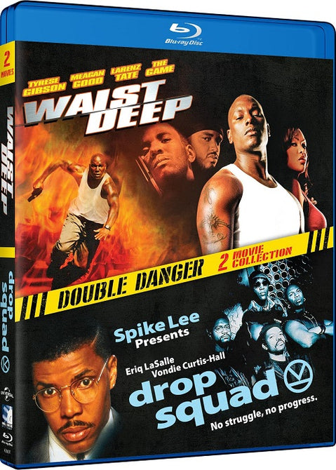 Double Danger 2 Movie Collection Waist Deep + Drop Squad (Tyrese Gibson) Blu-ray