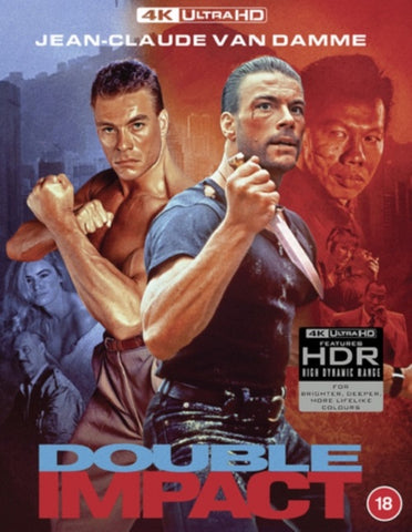 Double Impact (Jean-Claude Van Damme) 4K Ultra HD Region B Blu-ray