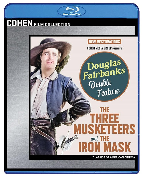Douglas Fairbanks Double Feature The Three Musketeers + The Iron Mask Blu-ray
