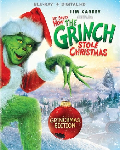 Dr Seuss How the Grinch Stole Christmas Grinchmas Edition Region B Blu-ray