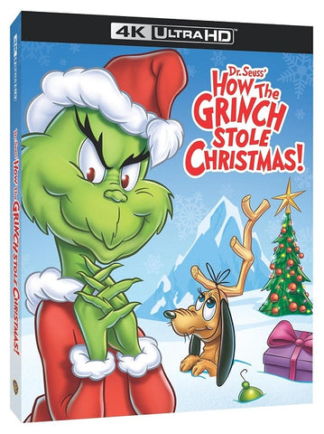 Dr Seuss How The Grinch Stole Christmas (Boris Karloff) New 4K Ultra HD Blu-ray