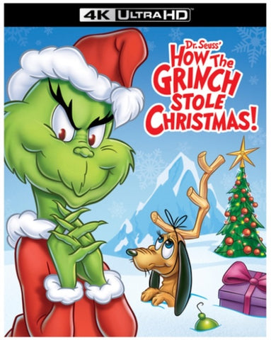 Dr Seuss How the Grinch Stole Christmas New 4K Ultra HD Region B Blu-ray