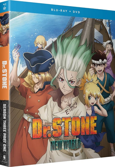 Dr STONE Season 3 Series Three Third Part 1 One New Blu-ray + DVD
