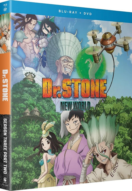 Dr STONE Season 3 Series Three Third Part 2 Two New Blu-ray + DVD Box Set