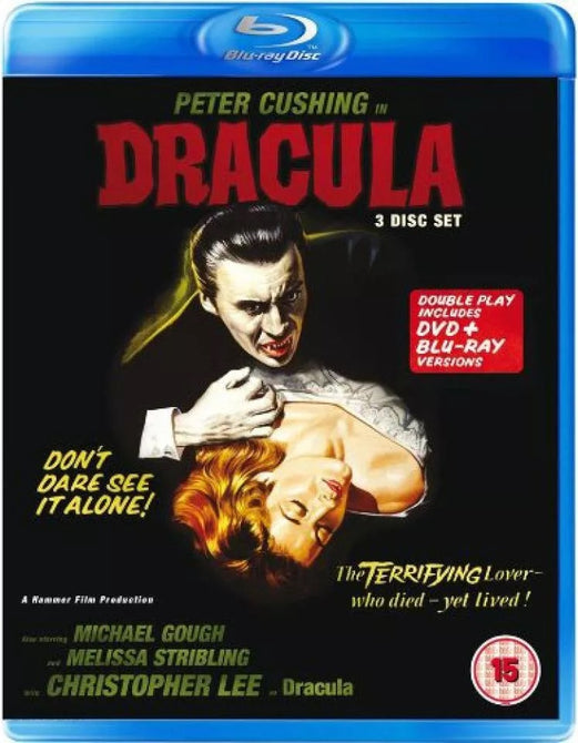 Dracula (Christopher Lee, Peter Cushing) 3xDiscs New Region B Blu-ray + DVD