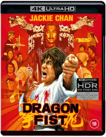 Dragon Fist (Jackie Chan James Tien) New 4K Ultra HD Region B Blu-ray