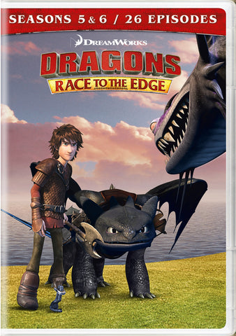 Dragons Race To The Edge Season 5 and 6 Series Five Six New DVD Box Set