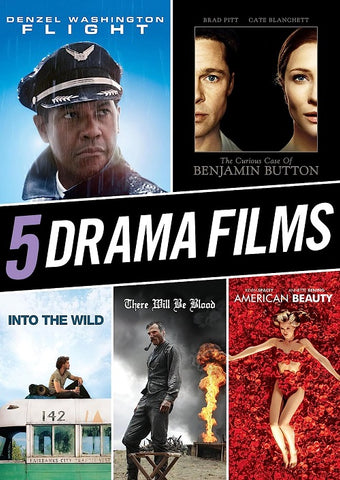 Drama Bundle 5 Pack (Mark Wahlberg Mel Gibson Will Ferrell) New DVD Box Set