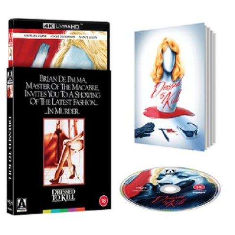 Dressed To Kill Limited Edition New 4K Ultra HD Region B Blu-ray