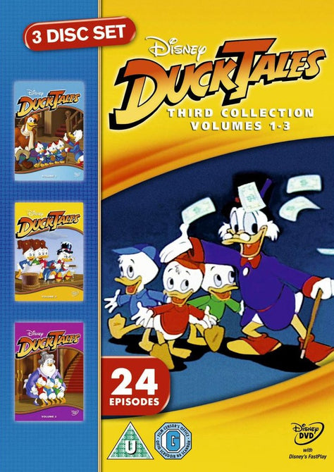 Ducktales Third Collection Volume 1-3 3rd Duck Tales New Region 2 DVD (3 Discs)