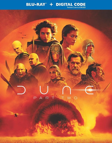 Dune Part 2 Two (Timothee Chalamet Zendaya) New Blu-ray + Digital
