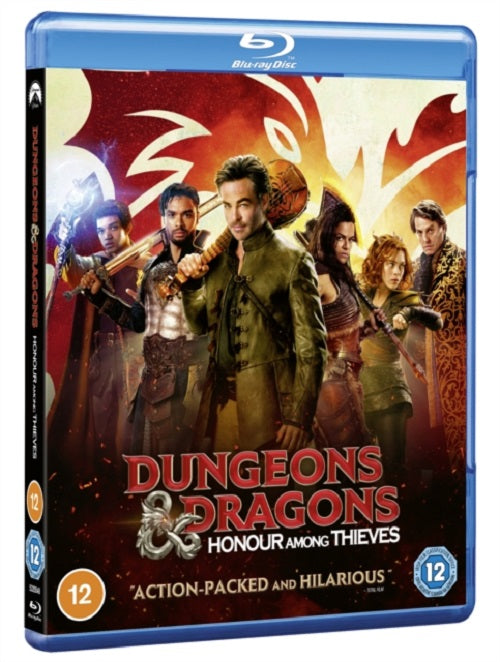 Dungeons and Dragons Honor Among Thieves (Chris Pine) & New Region B Blu-ray