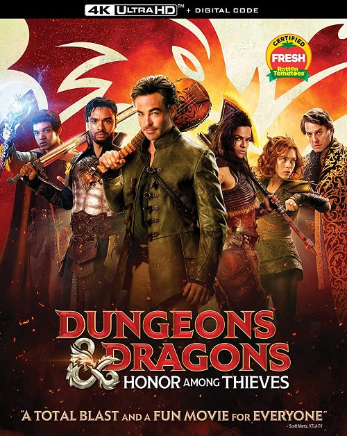 Dungeons & Dragons Honor Among Thieves And New 4K Mastering Blu-ray + Digital