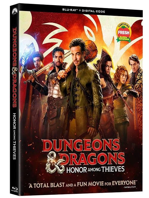 Dungeons & Dragons Honor Among Thieves (Chris Pine) And New Blu-ray + Digital