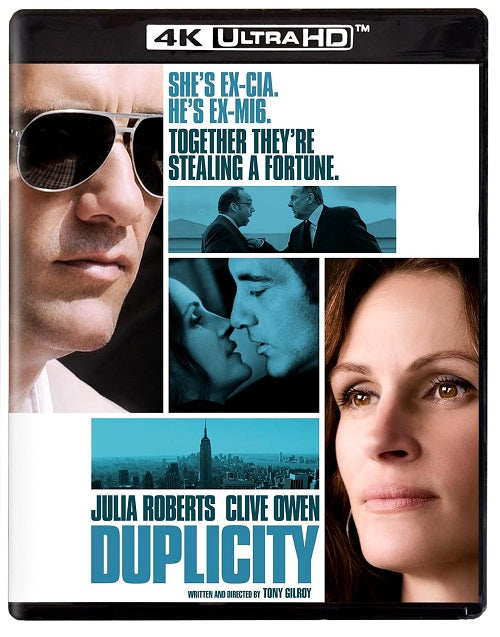 Duplicity (Julia Roberts Clive Owen) New 4K Ultra HD Blu-ray Presale