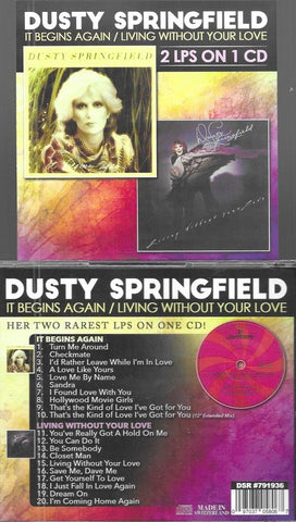 Dusty Springfield It Begins Again Living Without Your Love New CD