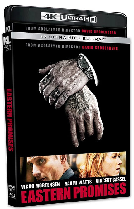 Eastern Promises (Naomi Watts Viggo Mortensen) New 4K Ultra HD Blu-ray